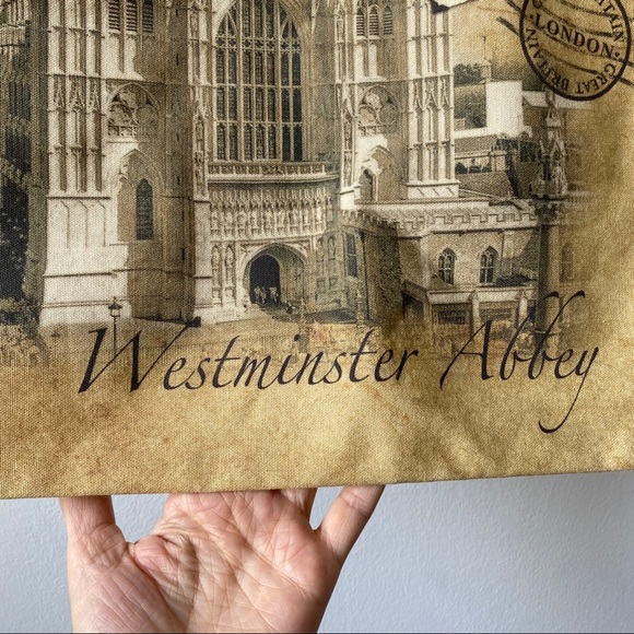 Westminster Abbey Canvas Tote - Picture 3 of 8